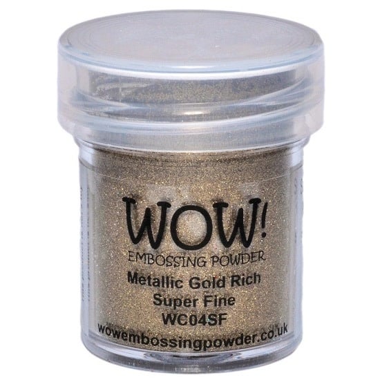WOW! Embossing Powder - Metallic Gold Rich Super Fine