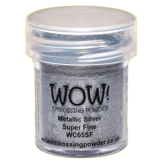 WOW! Embossing Powder - Metallic Silver Super Fine