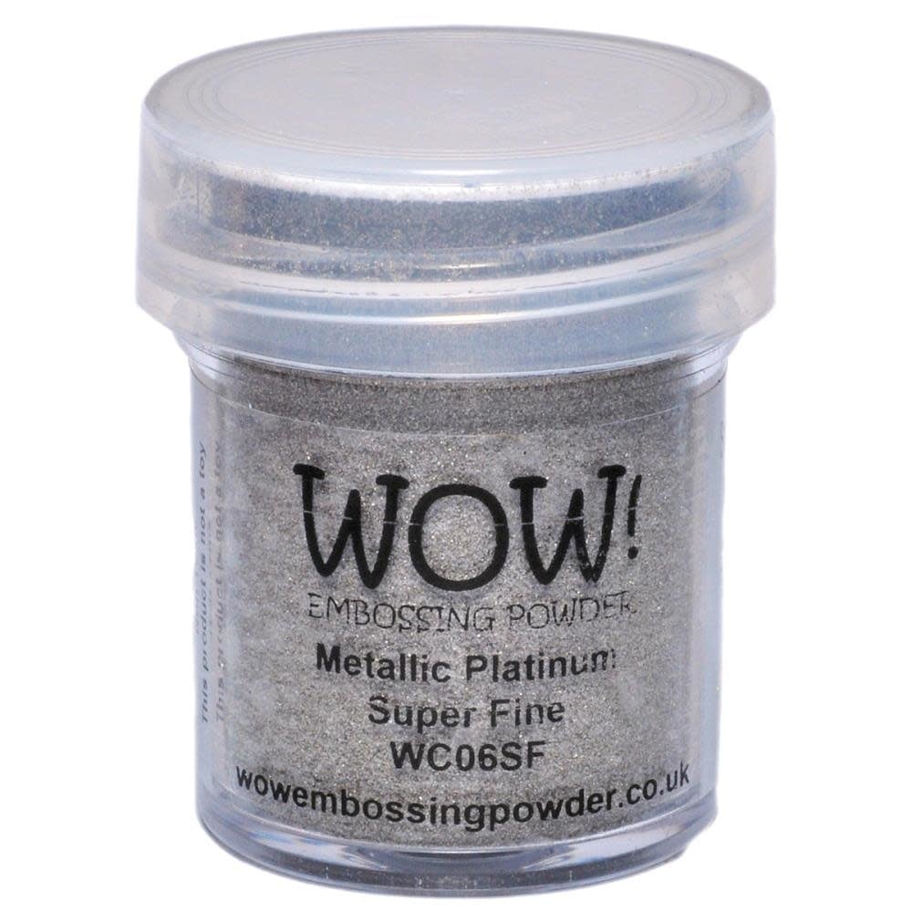 WOW! Embossing Powder - Metallic Platinum Super Fine