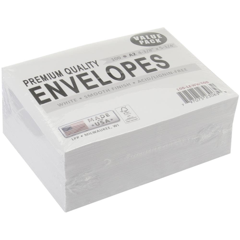 Premium Quality Envelopes 100 Count