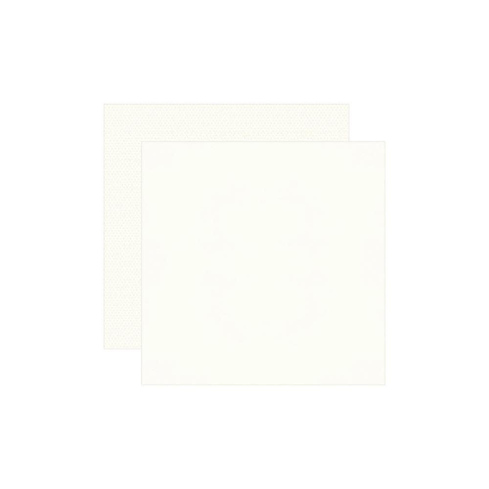 Color Vibe 12X12 Textured Cardstock - Warm White