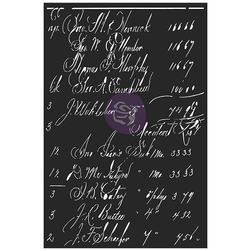 Finnabair - Stencil 6"X9" - Calculations*