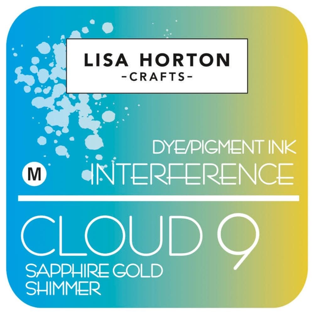Lisa Horton Crafts Interference Ink - Sapphire Gold Shimmer
