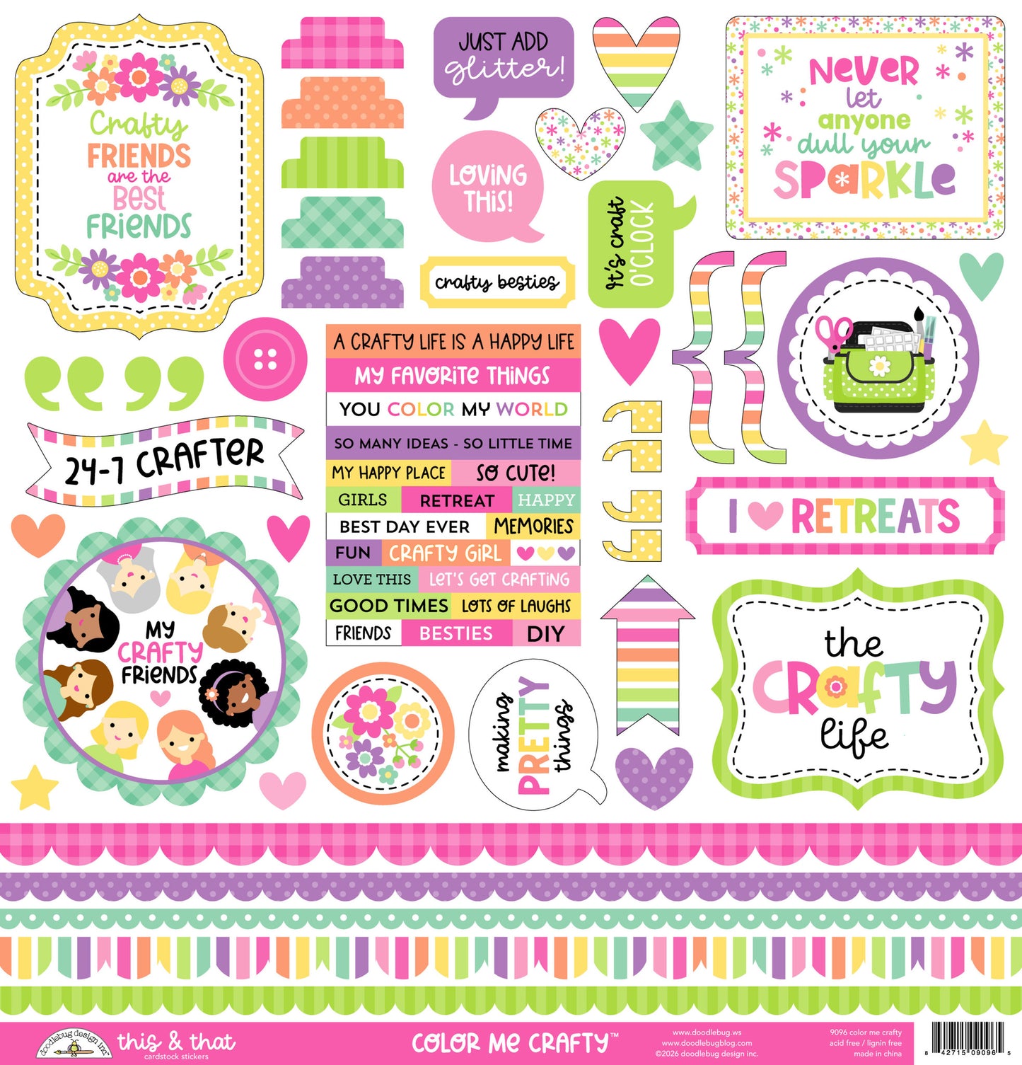Color Me Crafty - This & That Stickers (12x12)