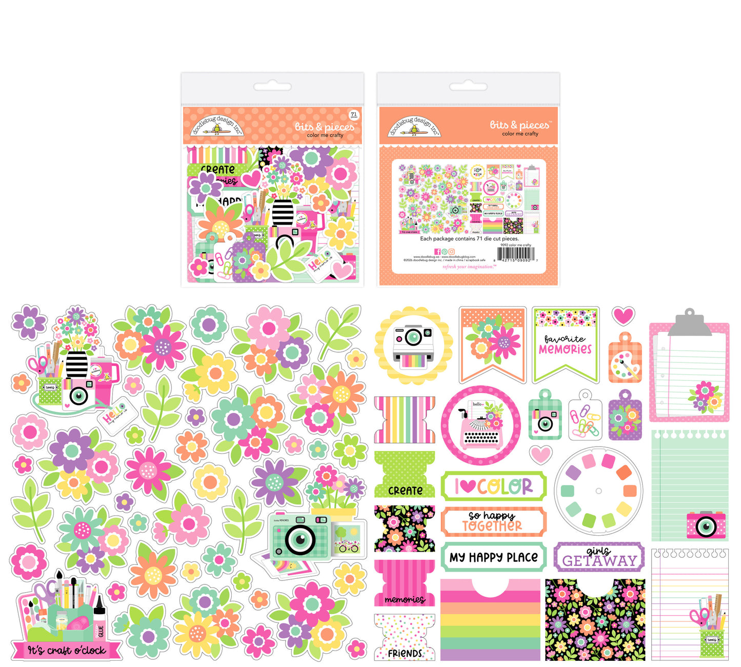Color Me Crafty - Bits & Pieces