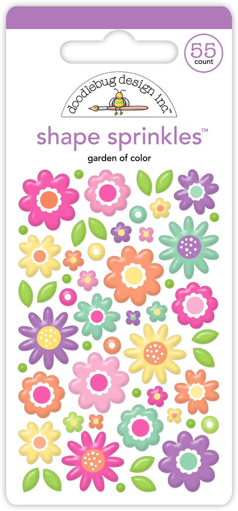 Color Me Crafty - Garden Of Color Shape Sprinkles
