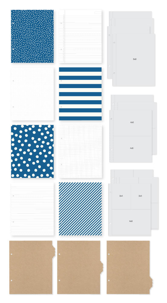 6x8 SN@P! Binder - Navy