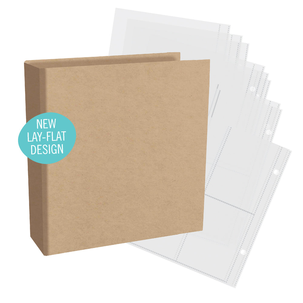 6x8 SN@P! - Simple Kraft Chipboard Album