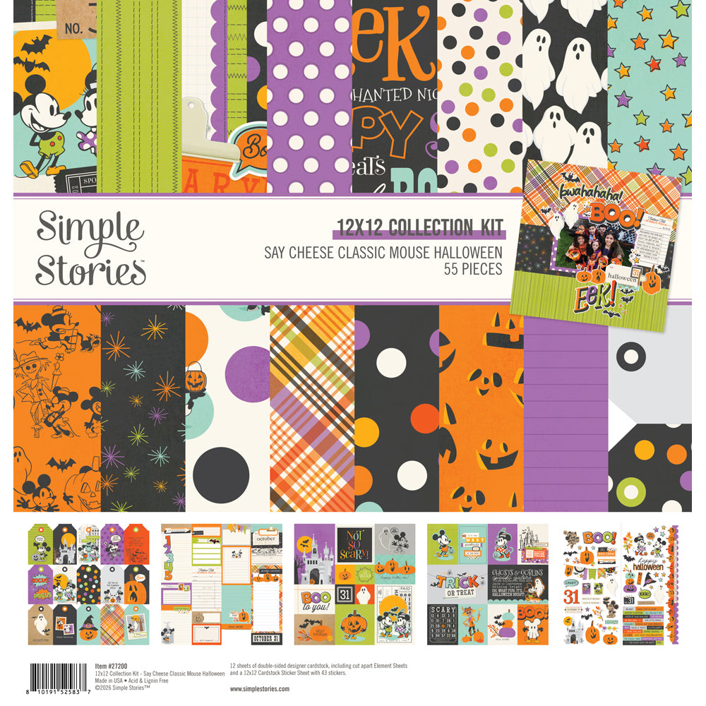 Say Cheese Classic Mouse Halloween - 12x12 Collection