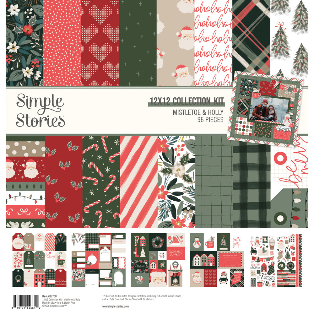 Mistletoe & Holly - 12x12 Collection