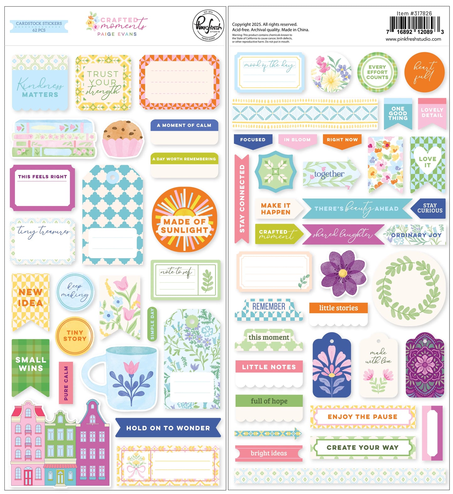 Crafted Moments - Stickers