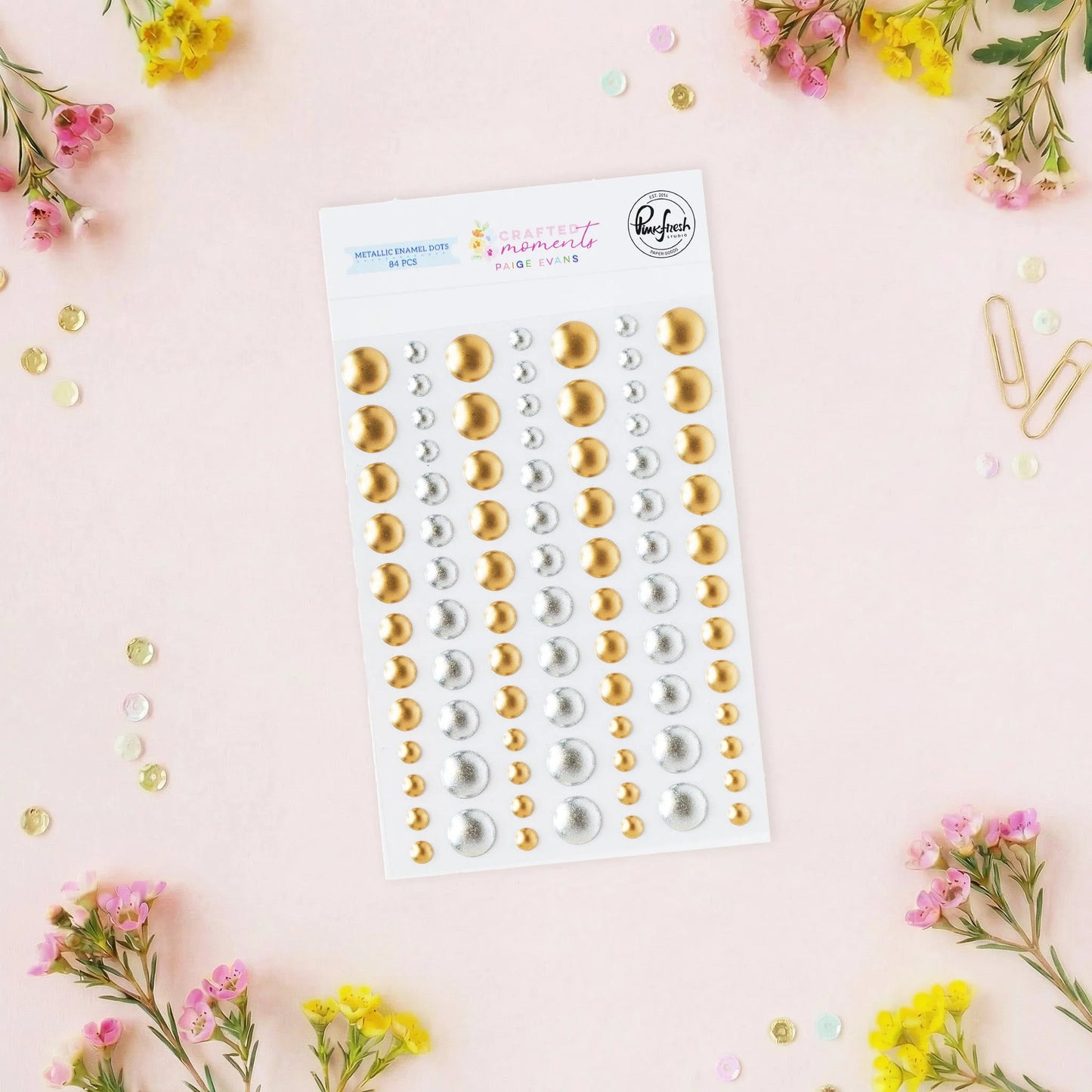 Crafted Moments - Metallic Enamel Dots