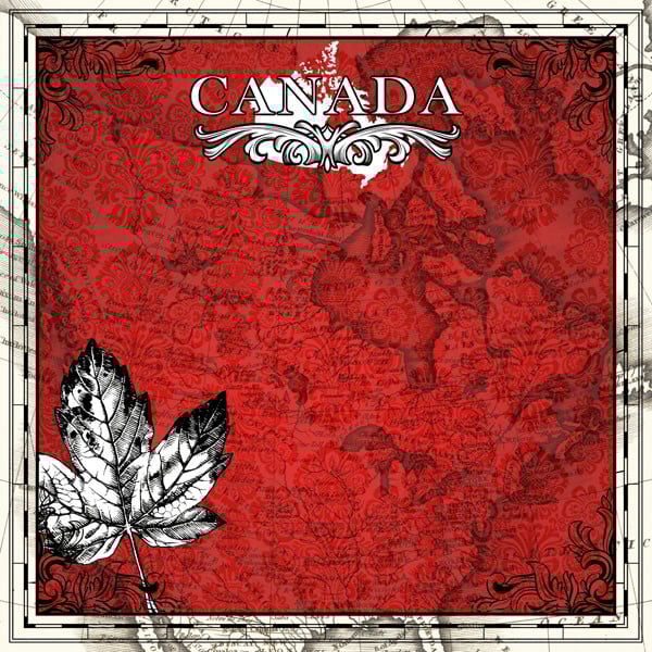 Canada Sightseeing - 12x12 Pattern Paper