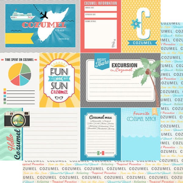 Cozumel Journal - 12x12 Pattern Paper