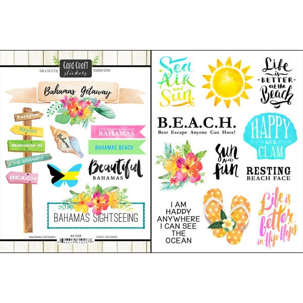 Bahamas Getaway - Stickers