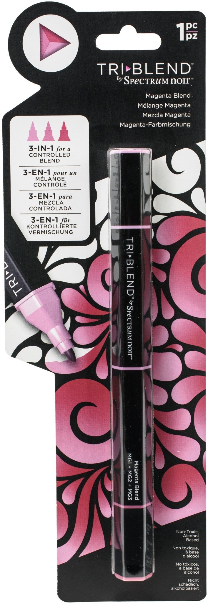 Triblend Marker- Magenta Blend