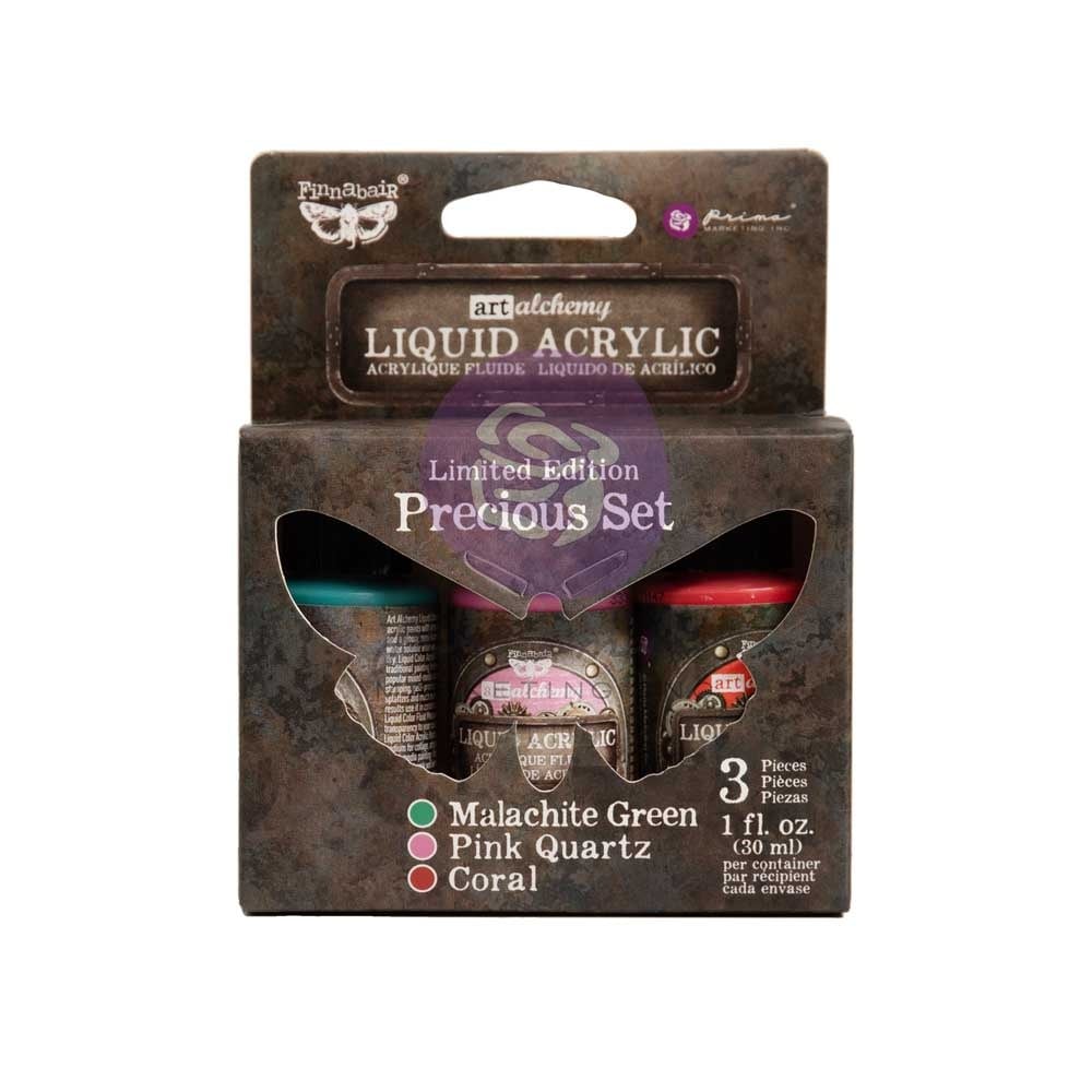 Limited Edition Liquid Acrylic Set - Precious - 3 colors x 1 fl oz 30 ml each
