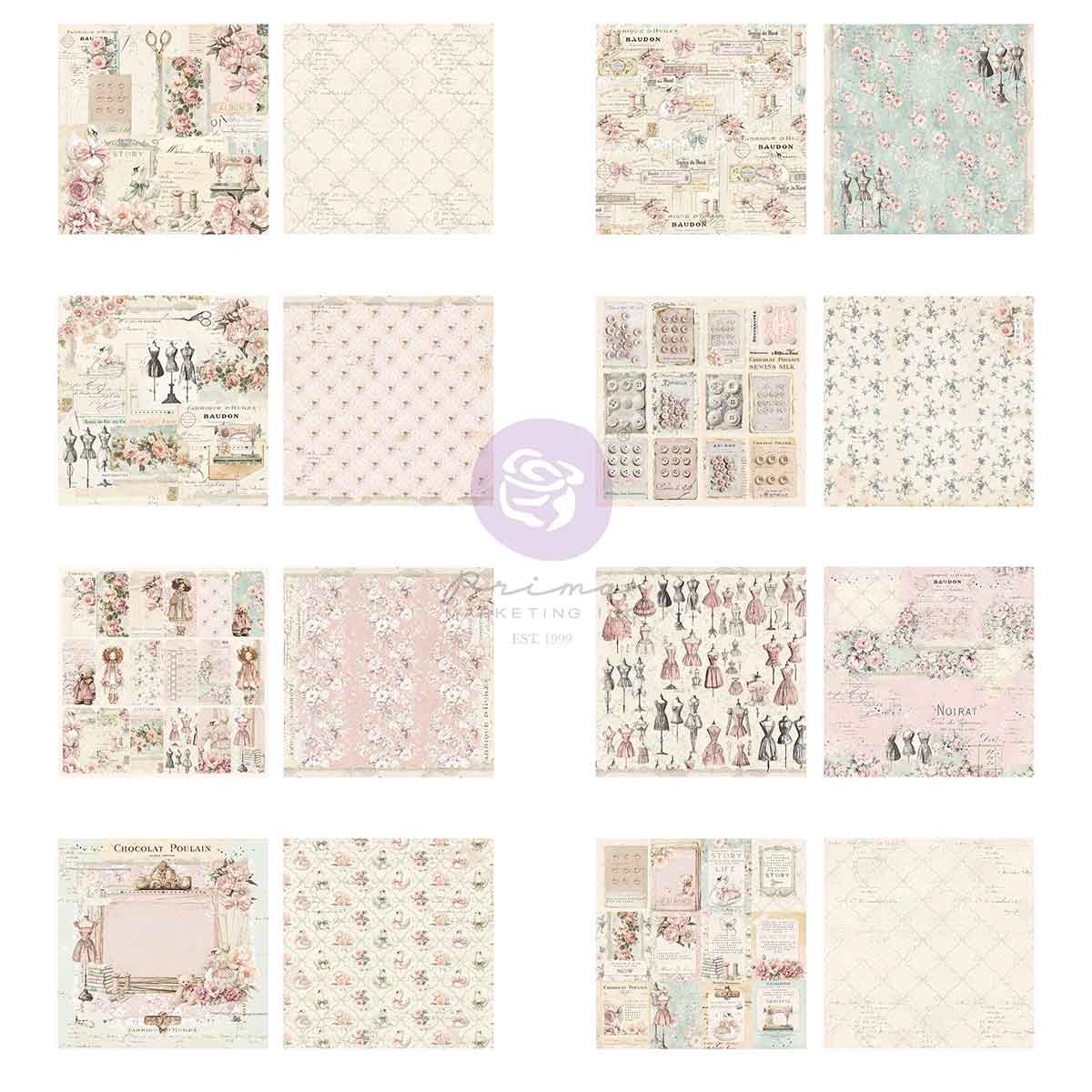 Buttons & Keepsakes - 12x12 Collection by Frank Garcia