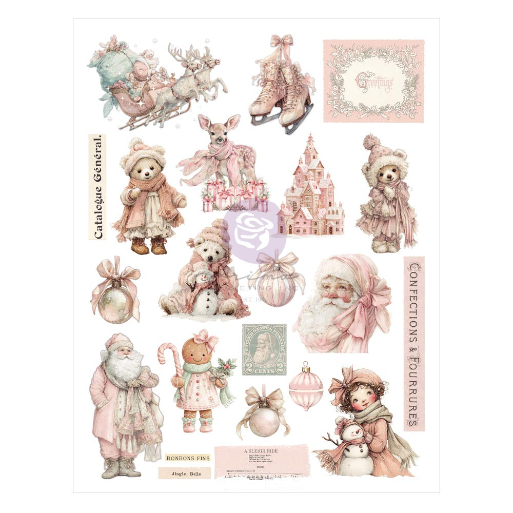 Christmas Blush - 8.5x11 Transfer - 1 Sheet by Frank Garcia