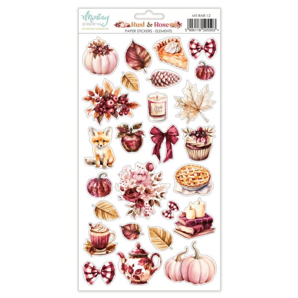 Rust & Rose - 6x12 Element Stickers