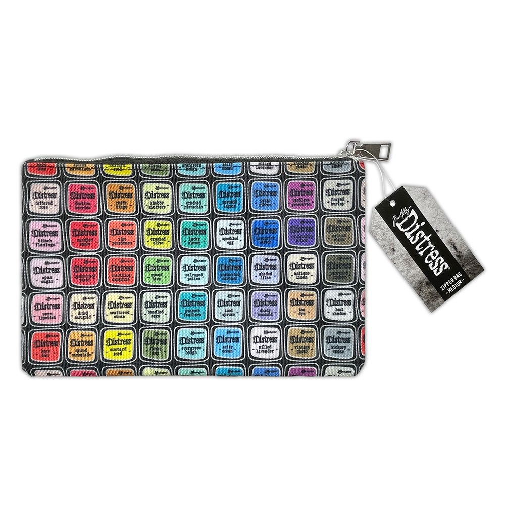 Tim Holtz Distress Zipper Bag - Medium (6x10)