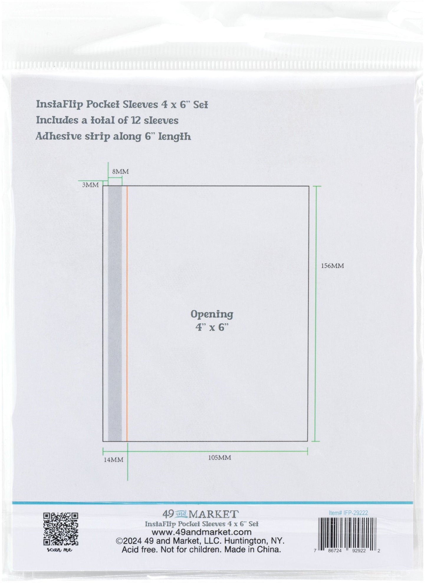 49 & Market - Instaflip Sleeves 4X6