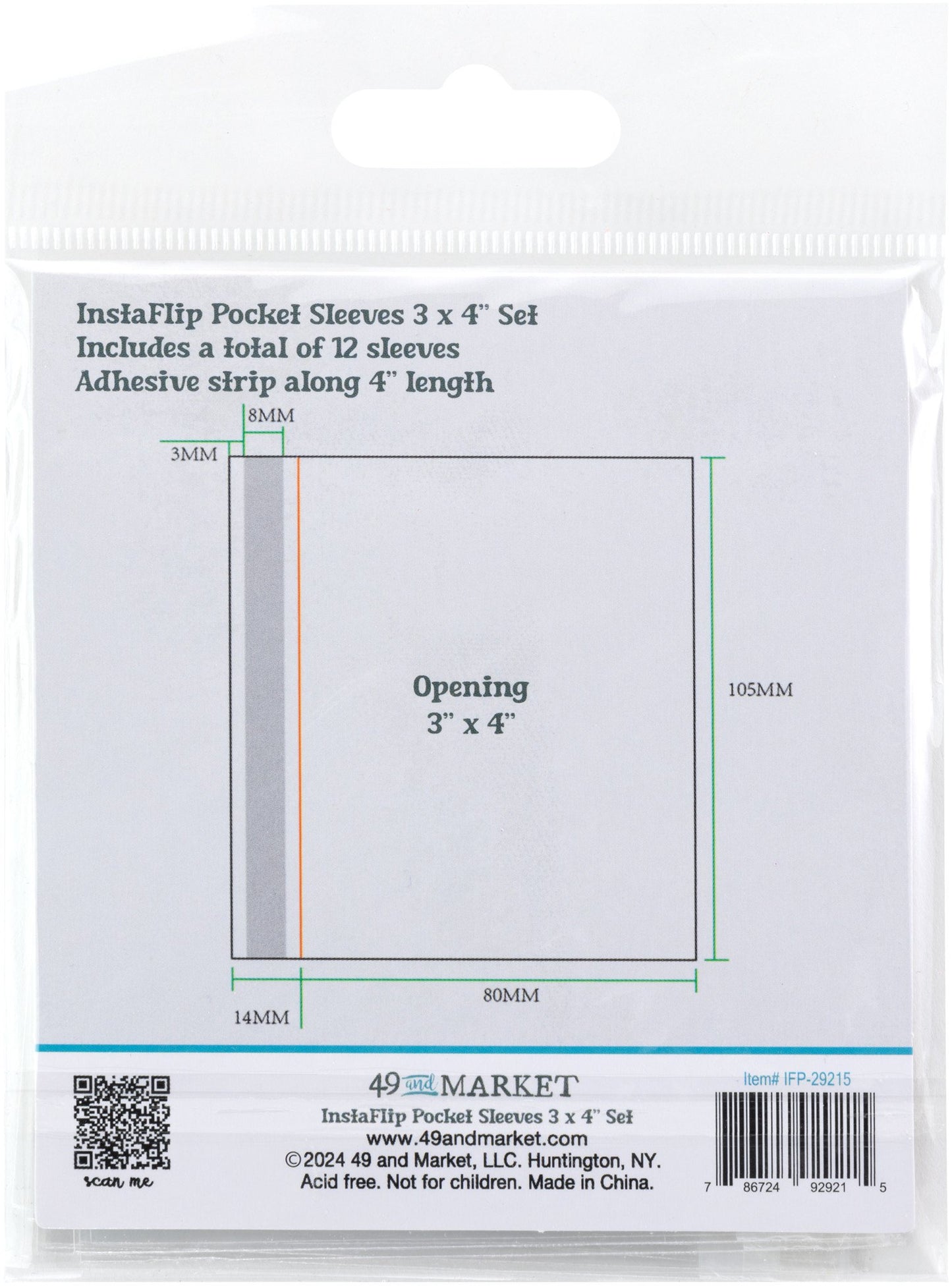 49 & Market - Instaflip Sleeves 3X4