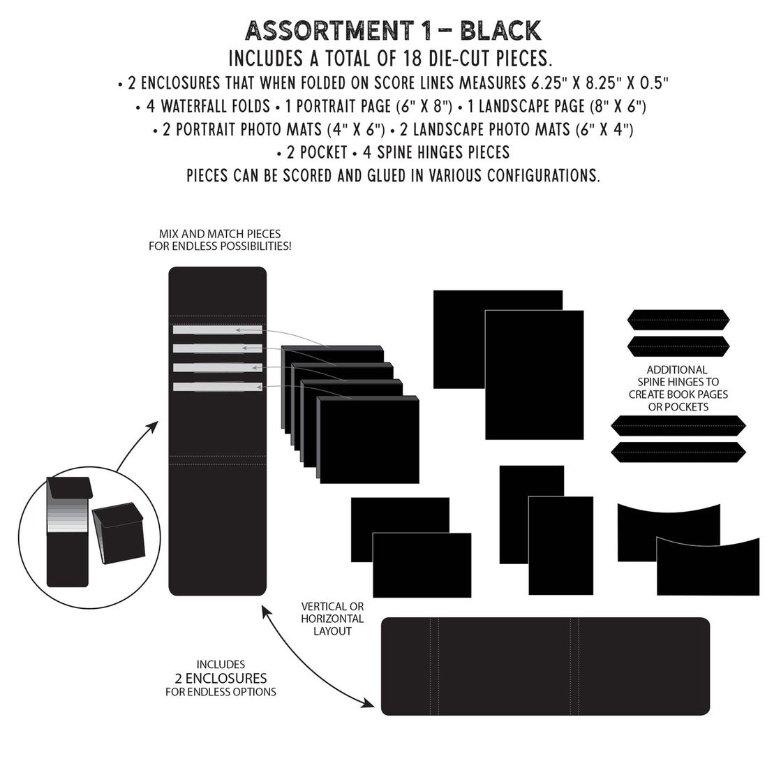 Create - An - Album - Foundation Insert #1 - Black