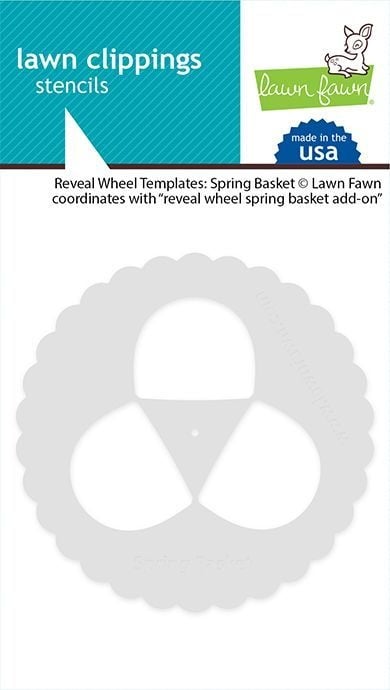 Reveal Wheel Template - Spring Basket and Lawn Cut