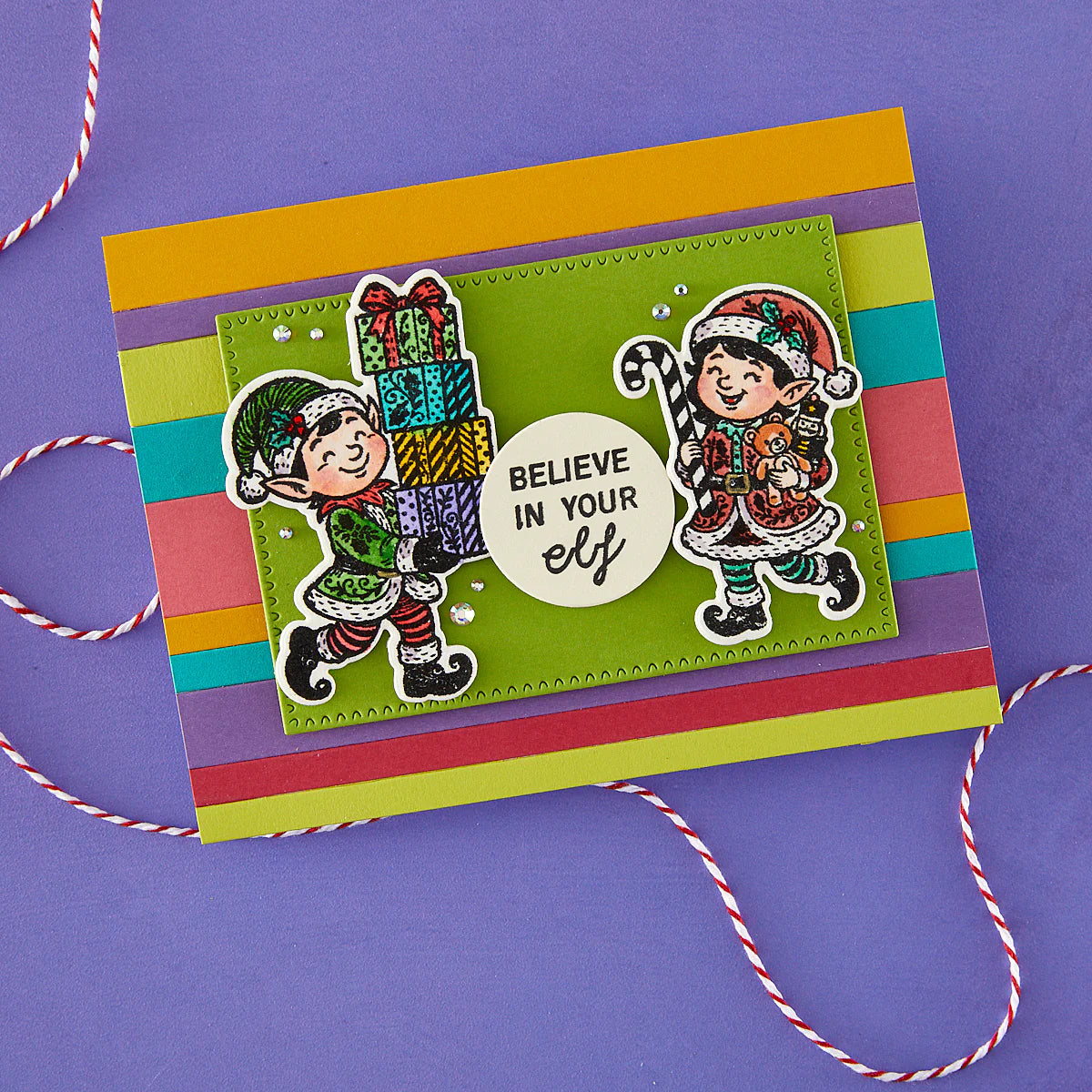 Naughty or Nice - Stamp & Die by Simon Hurley