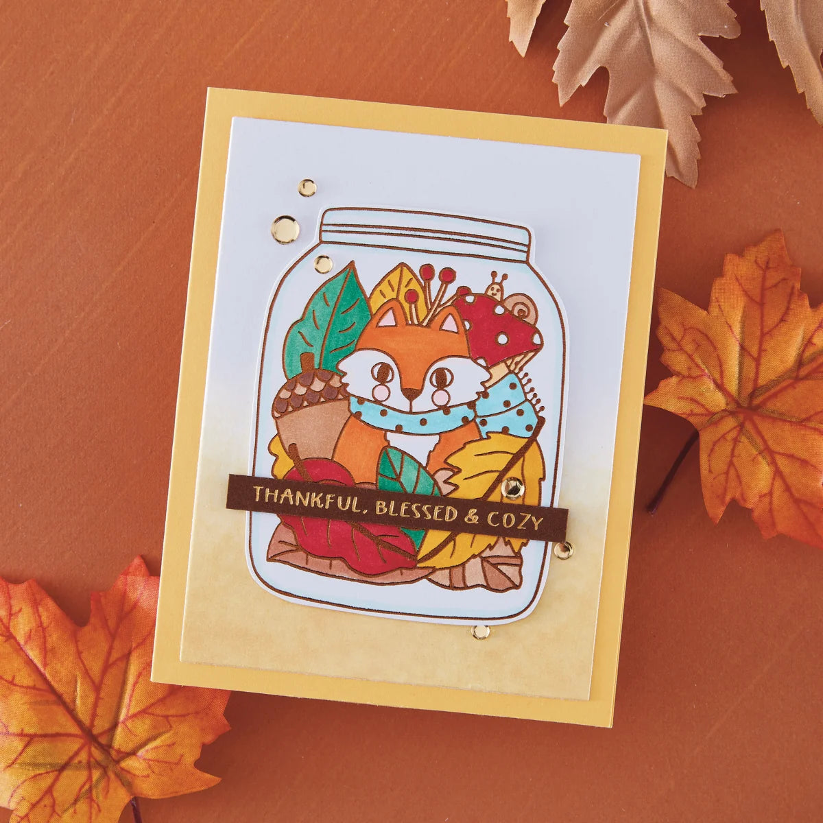 Autumn Hugs Press Plate & Die - BetterPress Society September 2026