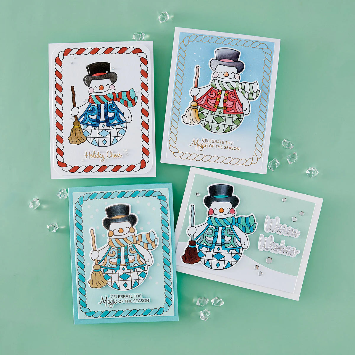 Betterpress Society - Snowman Wishes - Press Plate & Die - July 2026