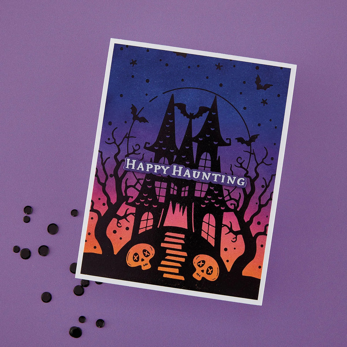 Betterpress Society August 2026 - Haunted House - Press Plate