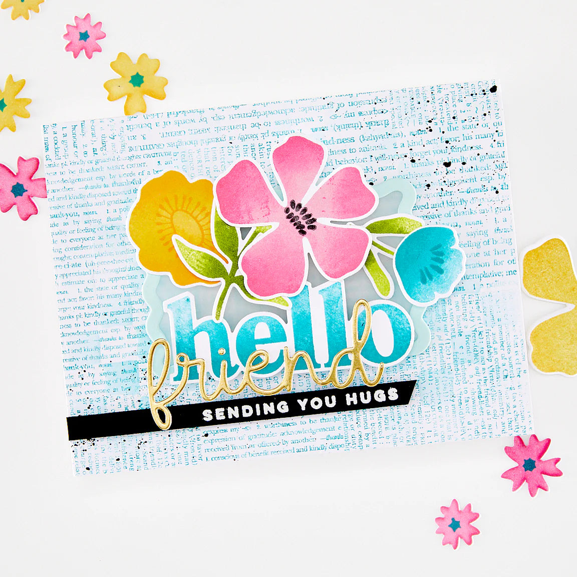 Abstract Floral - Stamp & Cut