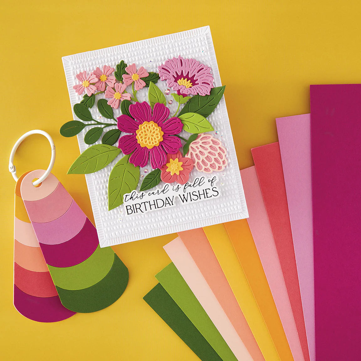 ColorWheel Cardstock Pack 8.5"x11" - Blooms - 10 Sheets