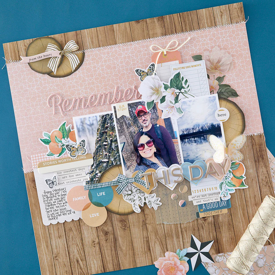 Rosie's Studio - Clementine - Die Cut Clear Stickers