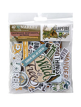 Campfire Memories - Chipboard Sentiments