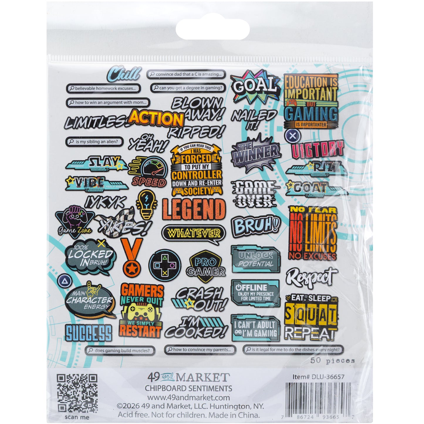 Level Up - Chipboard Set