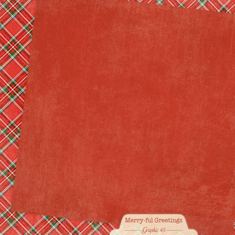Merry-ful Greetings - 12x12 Solids