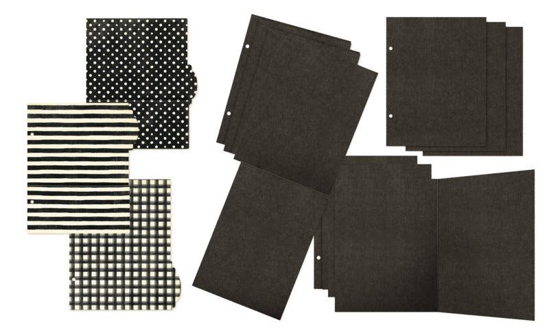 Checkered Binder with Interactive Pages