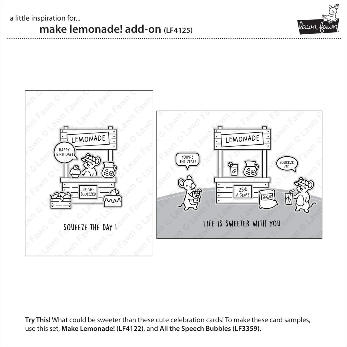 Make Lemonade! Add-On - Stamp & Lawn