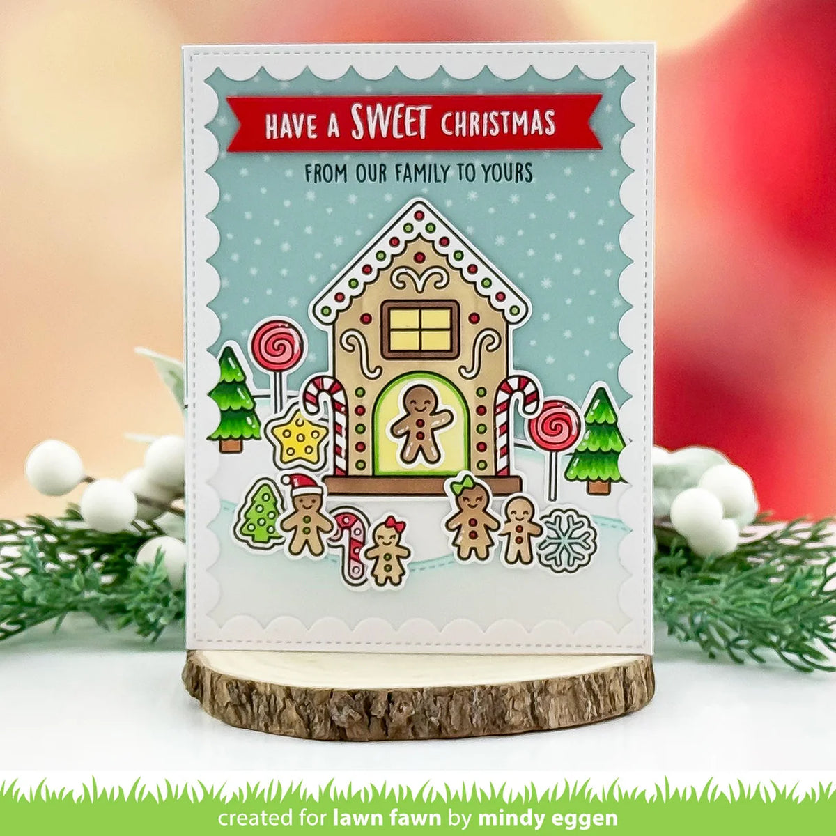 Gingerbread House - Stamp & Lawn Cuts
