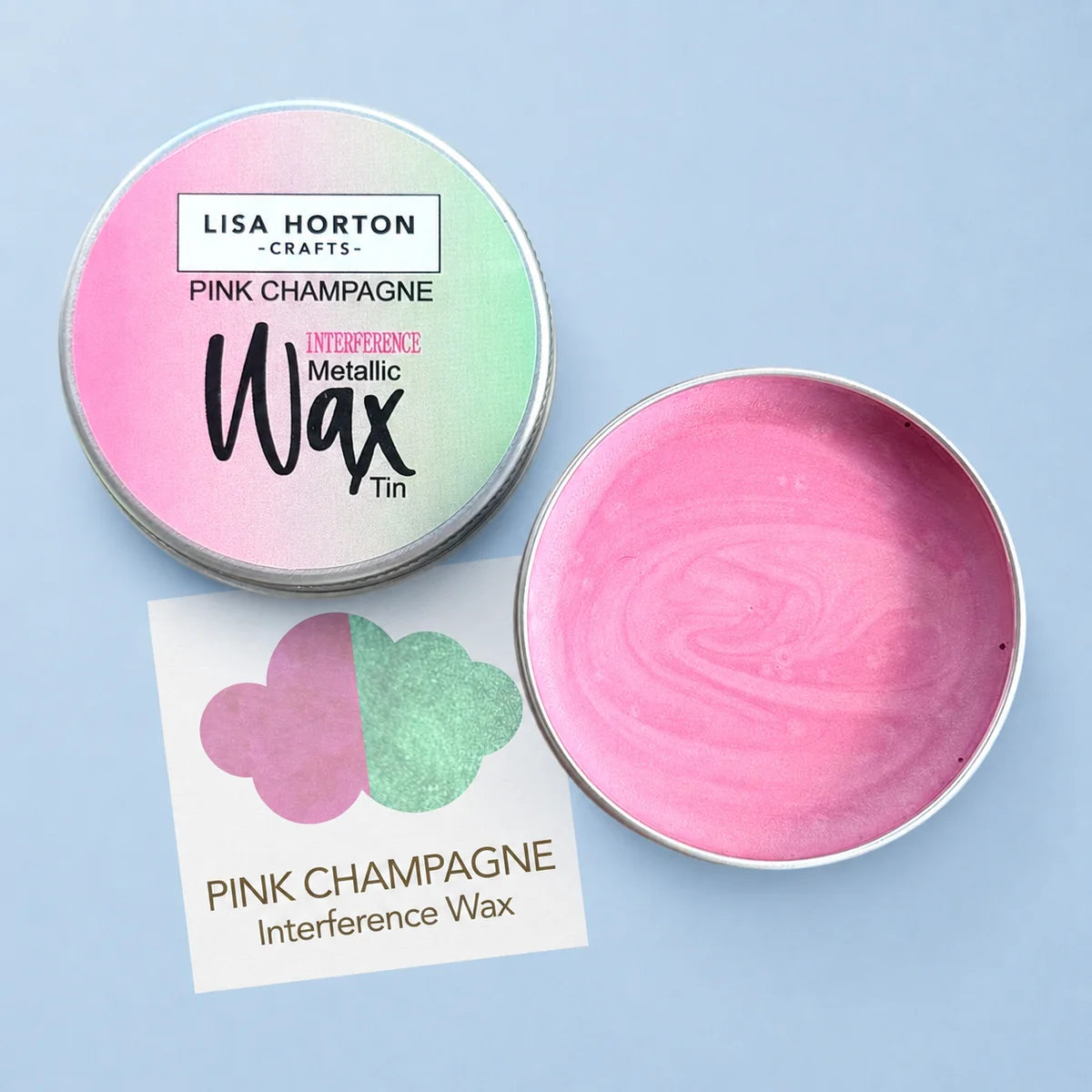 Pink Champagne - Interference Water Based Wax by Lisa Horton