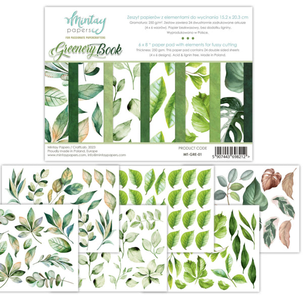 Greenery - 6x8 Elements 9 Fussy Cutting)