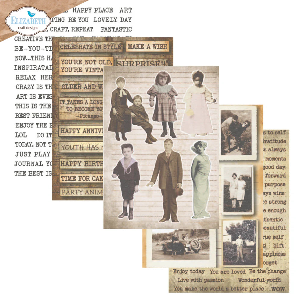 Journal Ephemera 1 - Pattern Cardstock