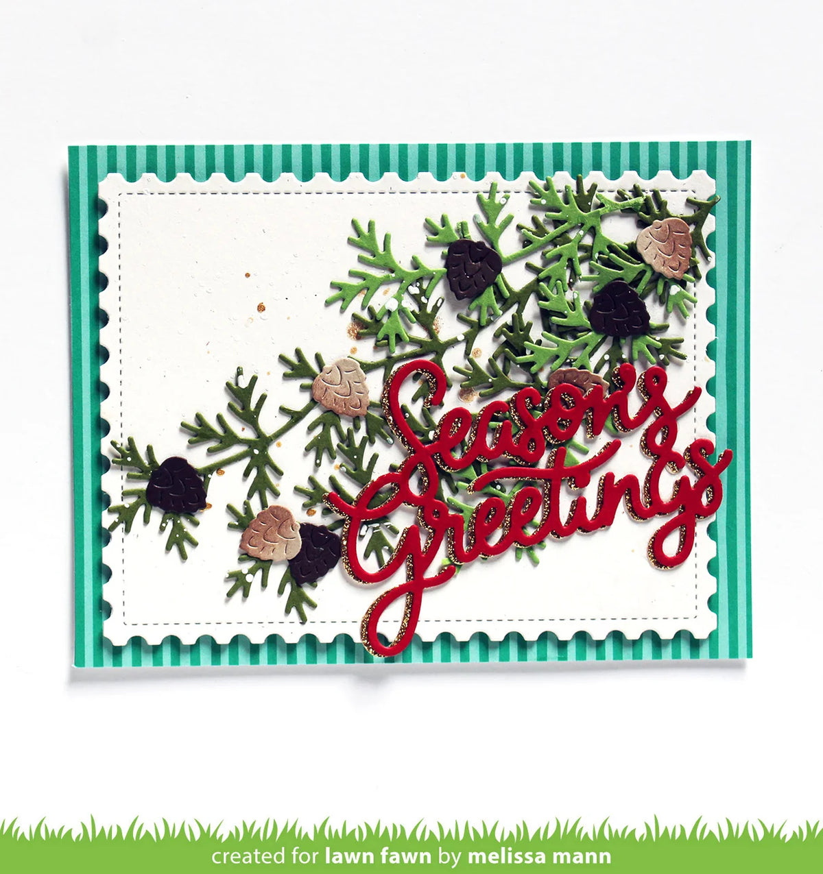 Giant Season's Greetings - Lawn Cuts