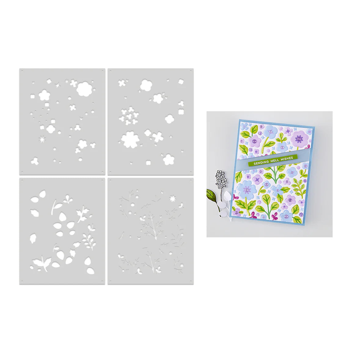 Meadow Blooms - Stencils