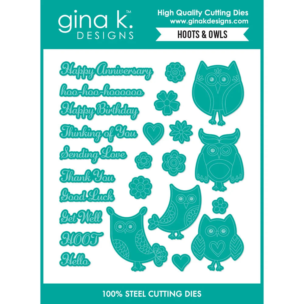 Hoots and Owls - Stamps and Dies