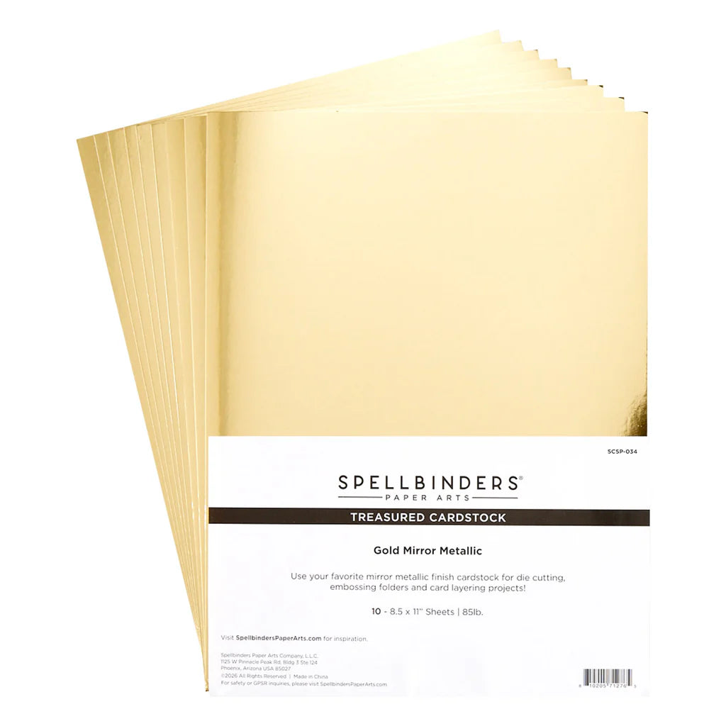 Gold Mirror Metallic - Textured Cardstock