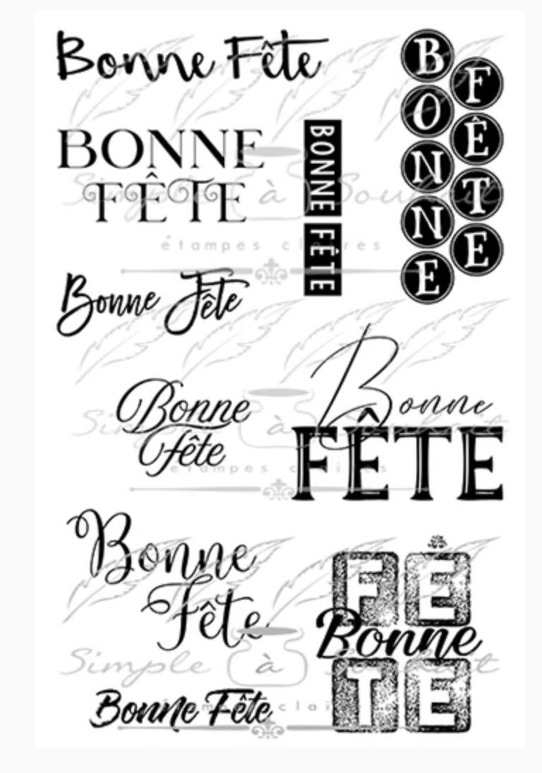 Bonne Fête - Étampes Divers